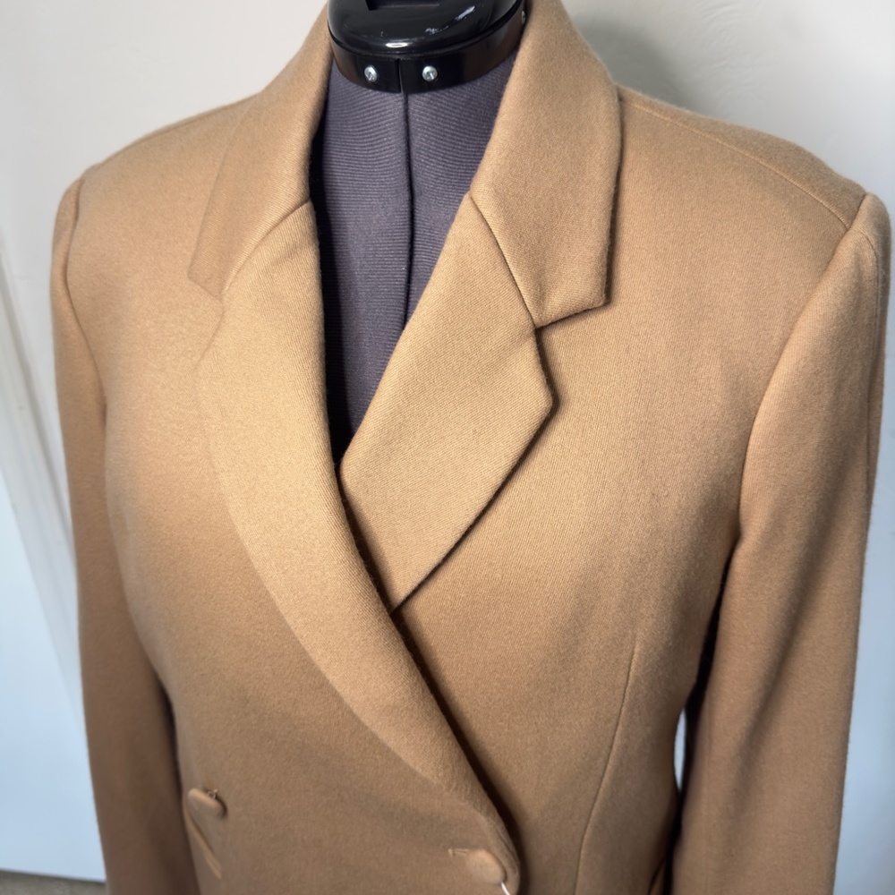 NWT ANINE BING CAMEL WOOL BLAZER SZ L